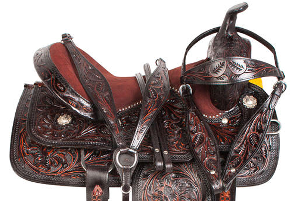 Western Horse Barrel Racing Saddle Pleasure Leather Great American U-3-VX