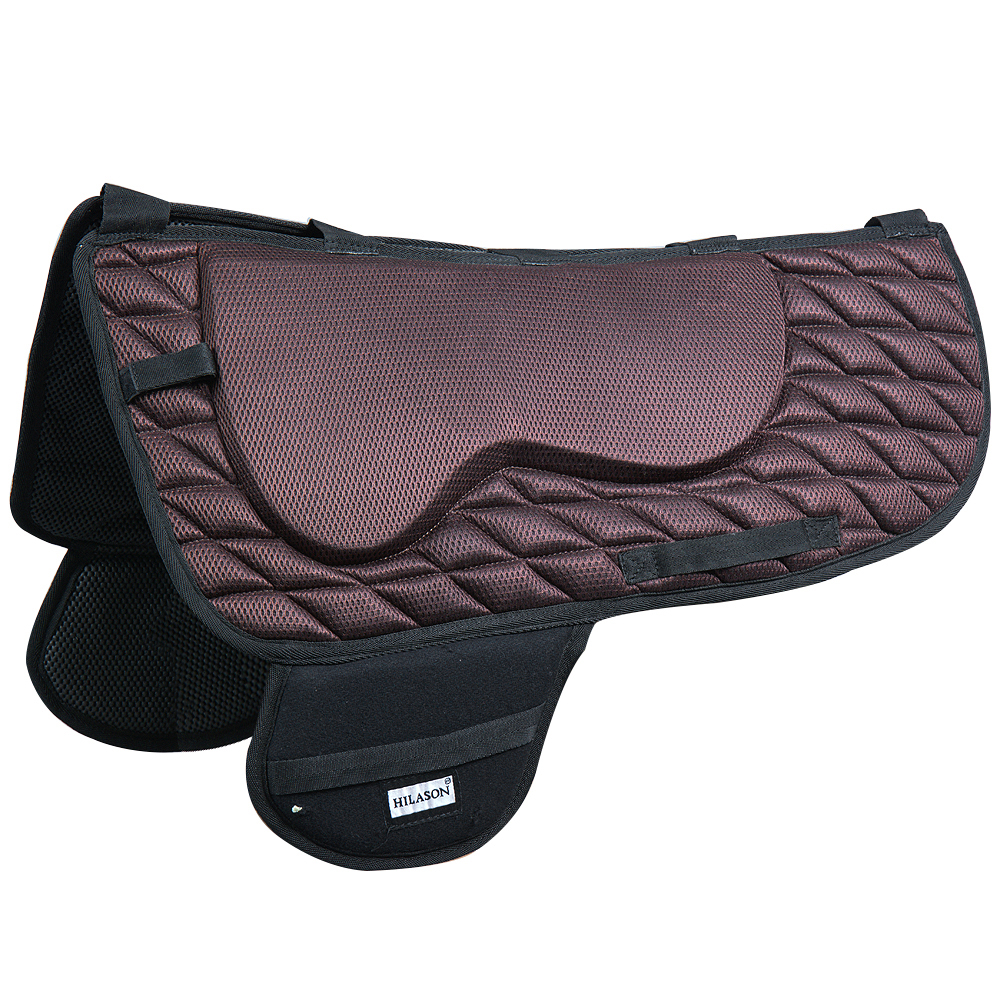 CTA115 HILASON WESTERN TREELESS SADDLE PAD MEMORY FOAM AND ANTI SLIP