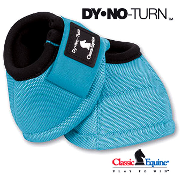 U-L-MX CLASSIC EQUINE DYNOHYDE DESIGNER LINE 2520D HORSE LEG NO TURN BELL BOOTS