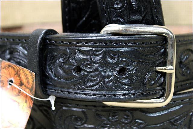 Leather Gun Holster Belt Heavy Duty Hand Made Buffalo Hide Stitched U-N-MX
