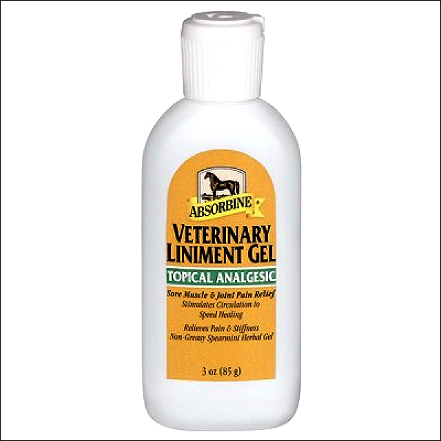 ABSORBINE HORSE MUSCLE RELIEF VETERINARY LINIMENT GEL 3 OZ