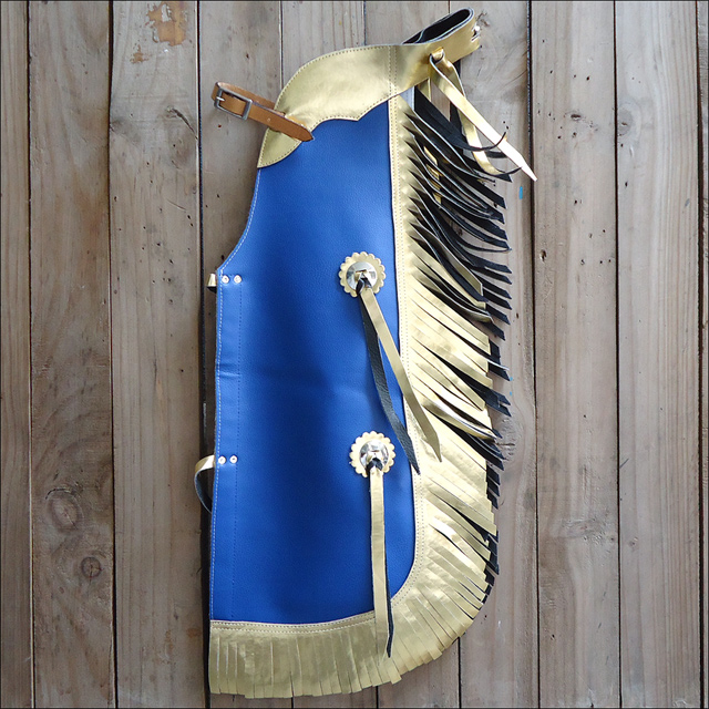 HILASON KIDS JUNIOR YOUTH BULL RIDING PRO RODEO LEATHER PROTECTIVE VEST