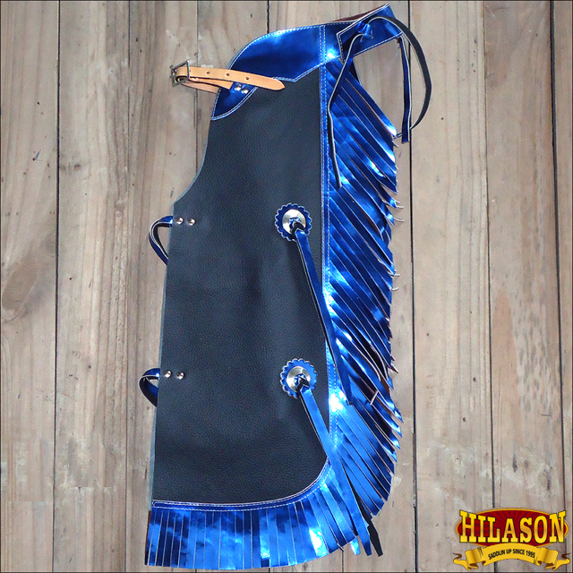 Ch813N-F Bull Riding Genuine White Leather Rodeo Western Chaps