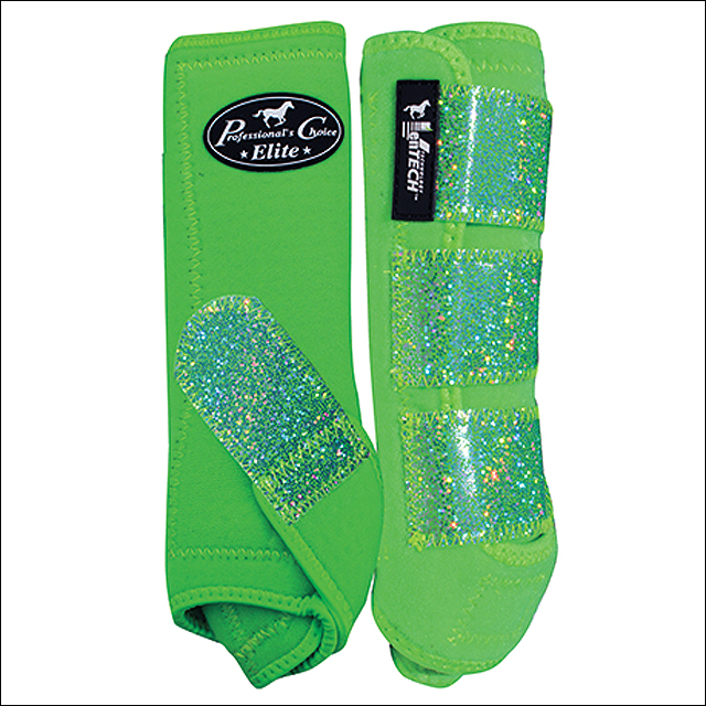PROFESSIONAL CHOICE ELITE GLITTER SPORTS MEDICINE HORSE FRONT REAR