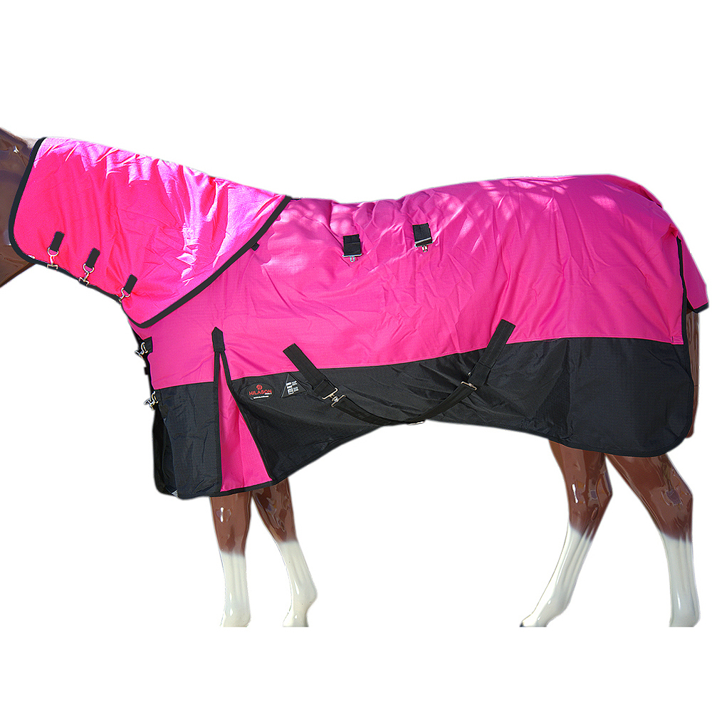 66/" 84/" hilason Imperméable 1200D Poly participation Couverture Cheval cou capot