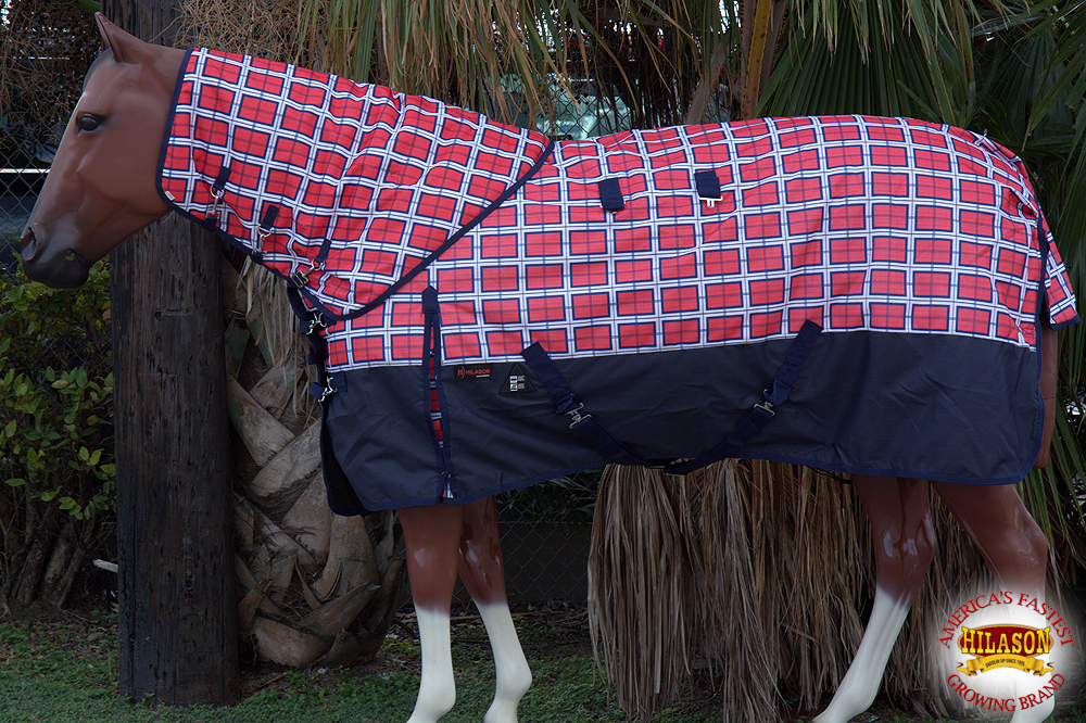 66/" 84/" hilason Imperméable 1200D Poly participation Couverture Cheval cou capot