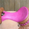 Pink Ostrich Print Seat