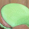 Green Ostrich Print Seat