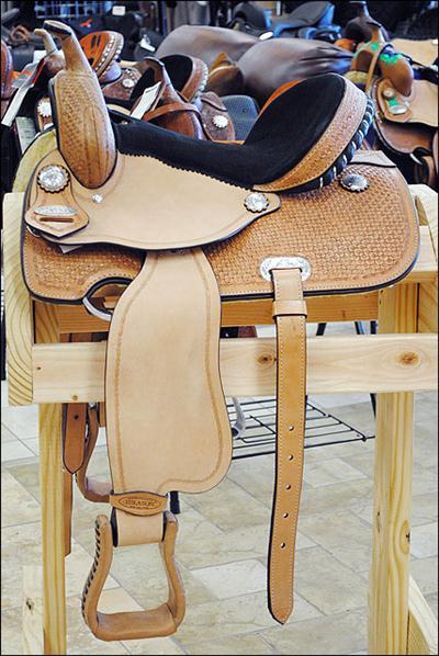 HSOS717-HILASON WESTERN BARREL RACING TRAIL PLEASURE SADDLE