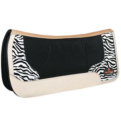 HSFP814-Felt Saddle Pad Zebra Print