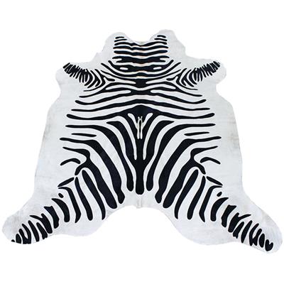 HSHS955-Stencil Zebra Skin Rug Carpet