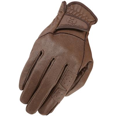 HE-HG232-HERITAGE GPX SHOW LEATHER GLOVE PROFESSIONAL COMPETITION HORSE EQUESTRIAN BROWN