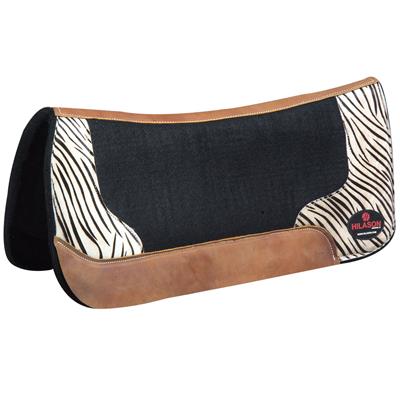 HSFP201A-Saddle Pad Zebra Print And