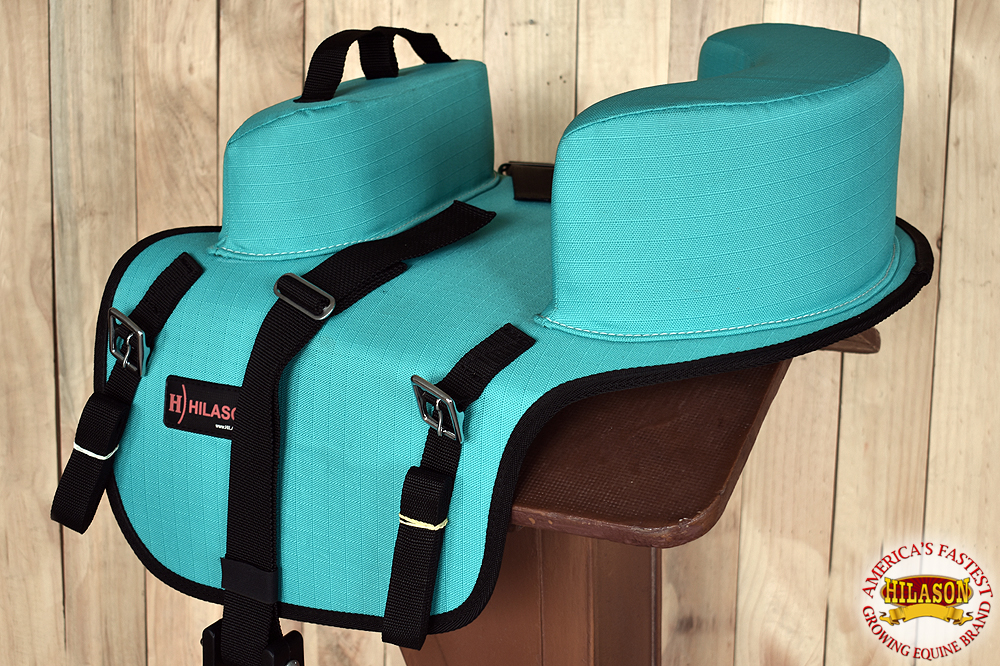 HILASON Buddy Child Seat for Horse Saddle Riding Turquoise for sale