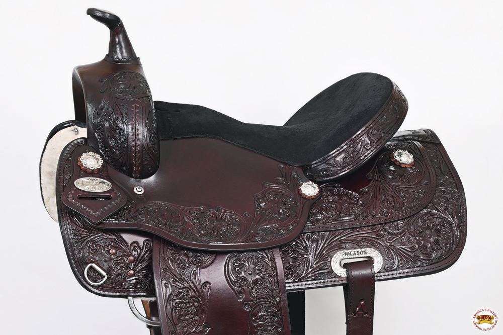 18 in Western American Leather Draft Horse Saddle Trail Pleasure