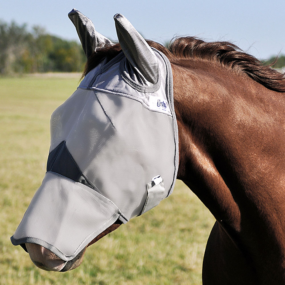 Foal Cashel Crusader Fly Mask Mule Donkey Long Nose W Ears Grey U