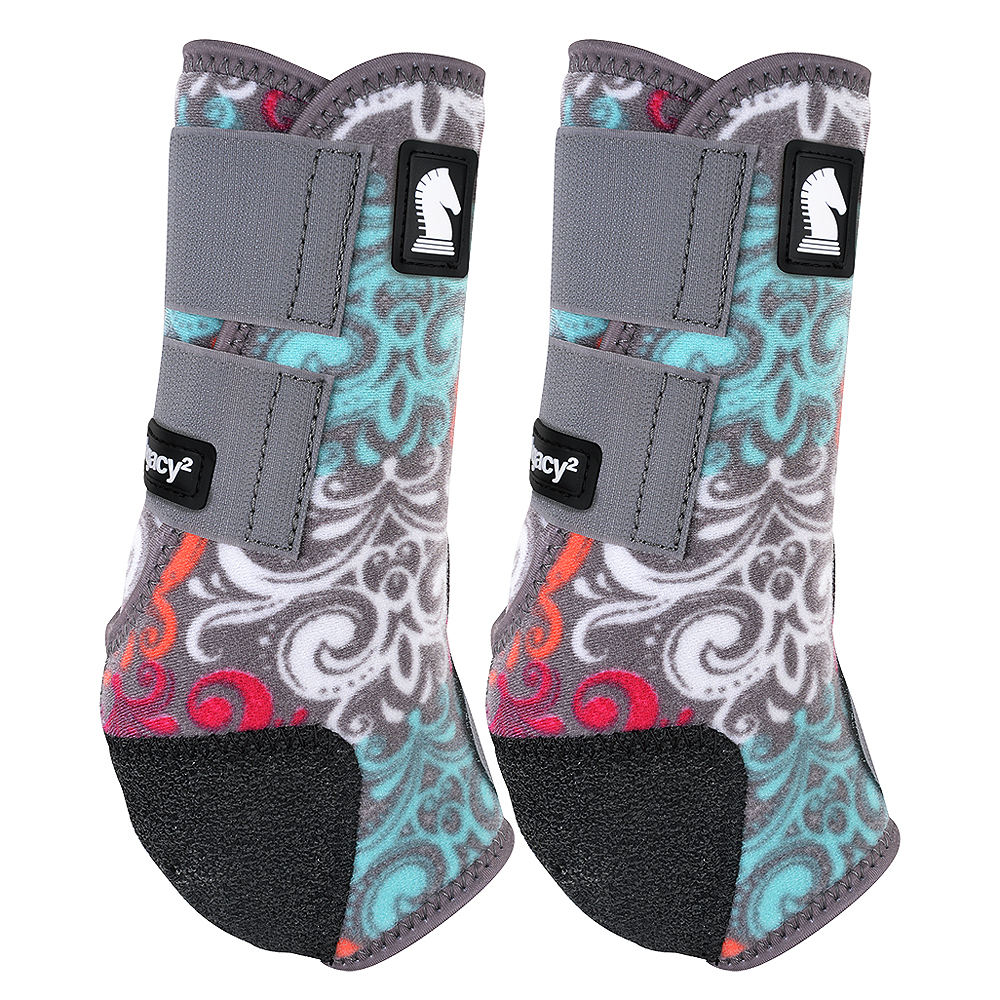 C8GSS Small Classic Equine Legacy2 Horse Rear Hind Sports Boots Pair