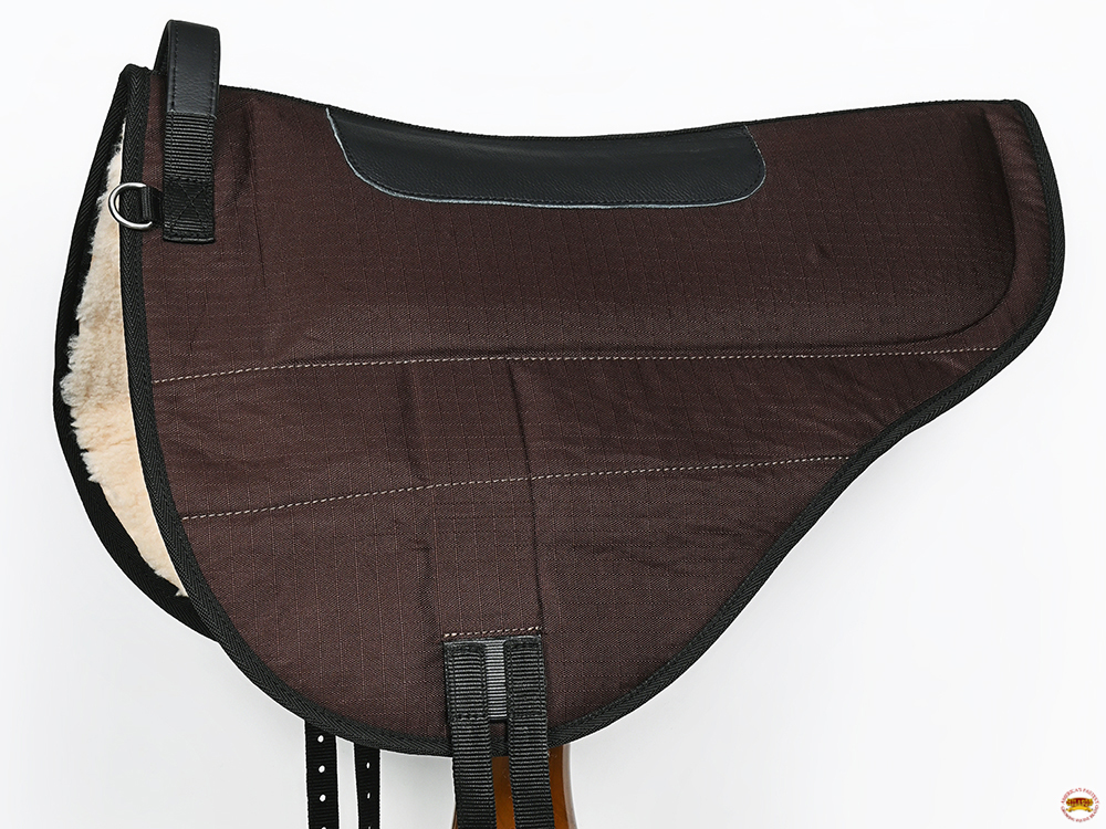 Almohadilla de sillín HS Hilason English Pleasure Trail Riding Bareback sin árboles - Imagen 13 de 29