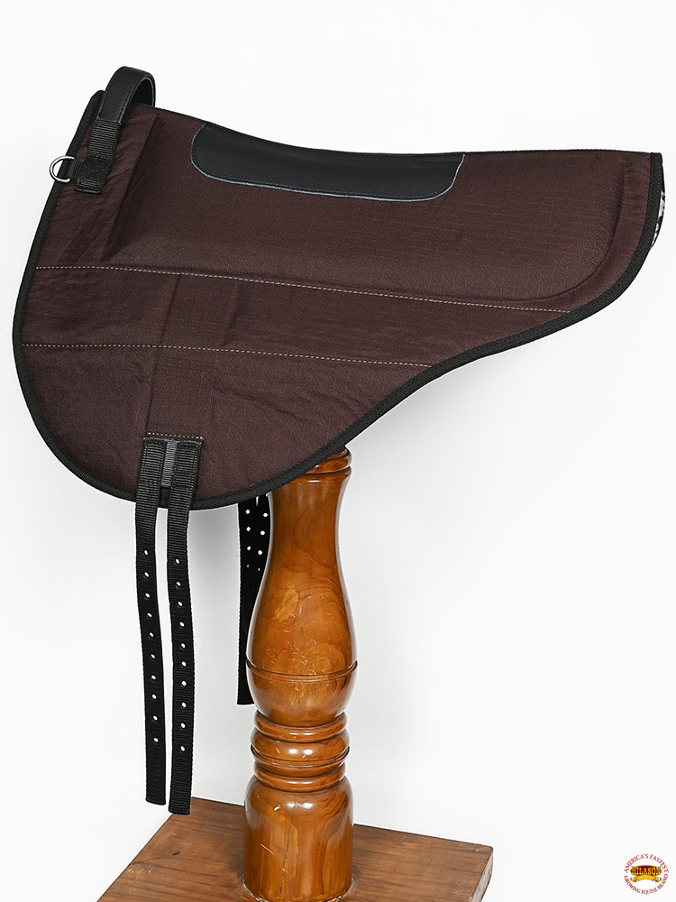 Almohadilla de sillín HS Hilason English Pleasure Trail Riding Bareback sin árboles - Imagen 14 de 29