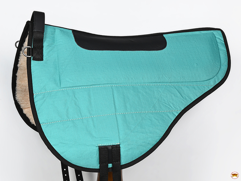 Almohadilla de sillín HS Hilason English Pleasure Trail Riding Bareback sin árboles - Imagen 25 de 29