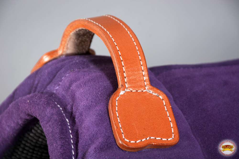 Hilason Horse Bareback Saddle Pad Anti Slip Base Suede Leather U-N-VX Hilason Horse Bareback Saddle Pad Anti Slip Base Suede Leather U-N-VX
