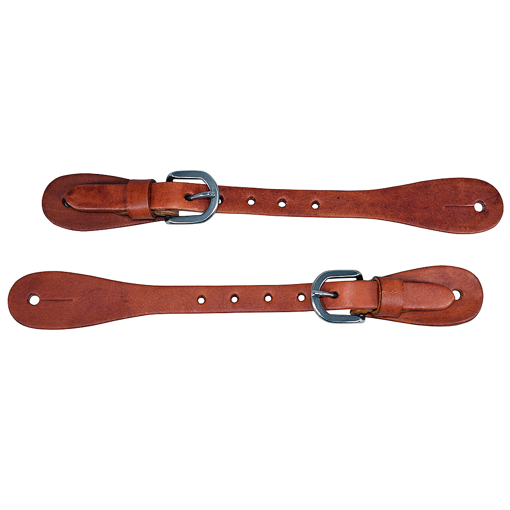 HS Hilason Western American Echtleder Cowboy Spurriemen Paar - Bild 25 von 30