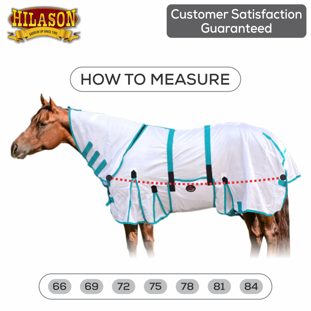 のん HILASON Horse Fly Sheet - Summer Spring UV Protection Mesh