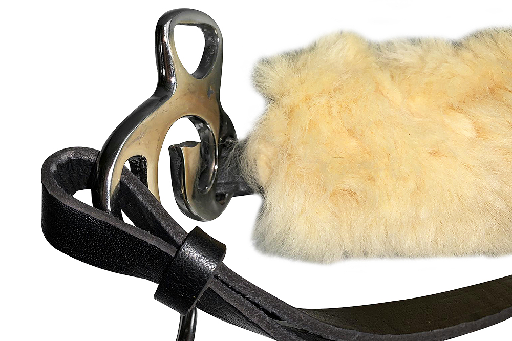 HA HILASON Pferd Hackamore Edelstahl mit Lederbezug - Bild 43 von 68