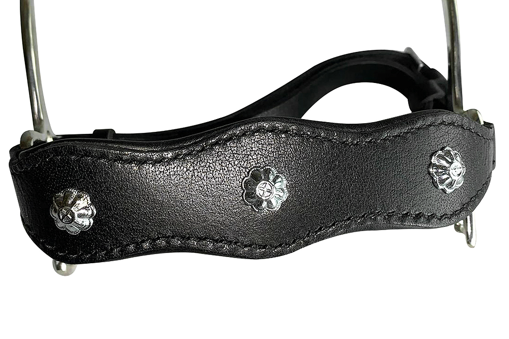 HA HILASON Pferd Hackamore Edelstahl mit Lederbezug - Bild 57 von 68