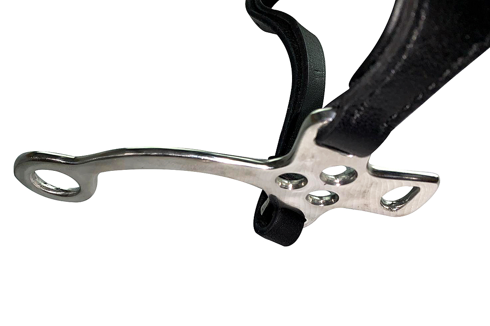 HA HILASON Pferd Hackamore Edelstahl mit Lederbezug - Bild 58 von 68