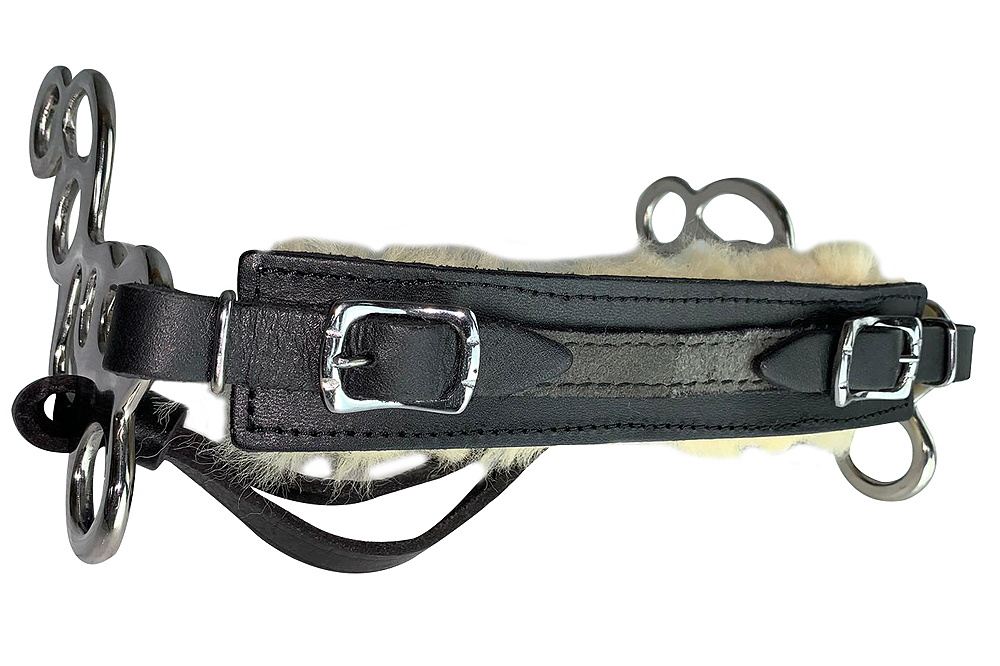 HA HILASON Pferd Hackamore Edelstahl mit Lederbezug - Bild 64 von 68