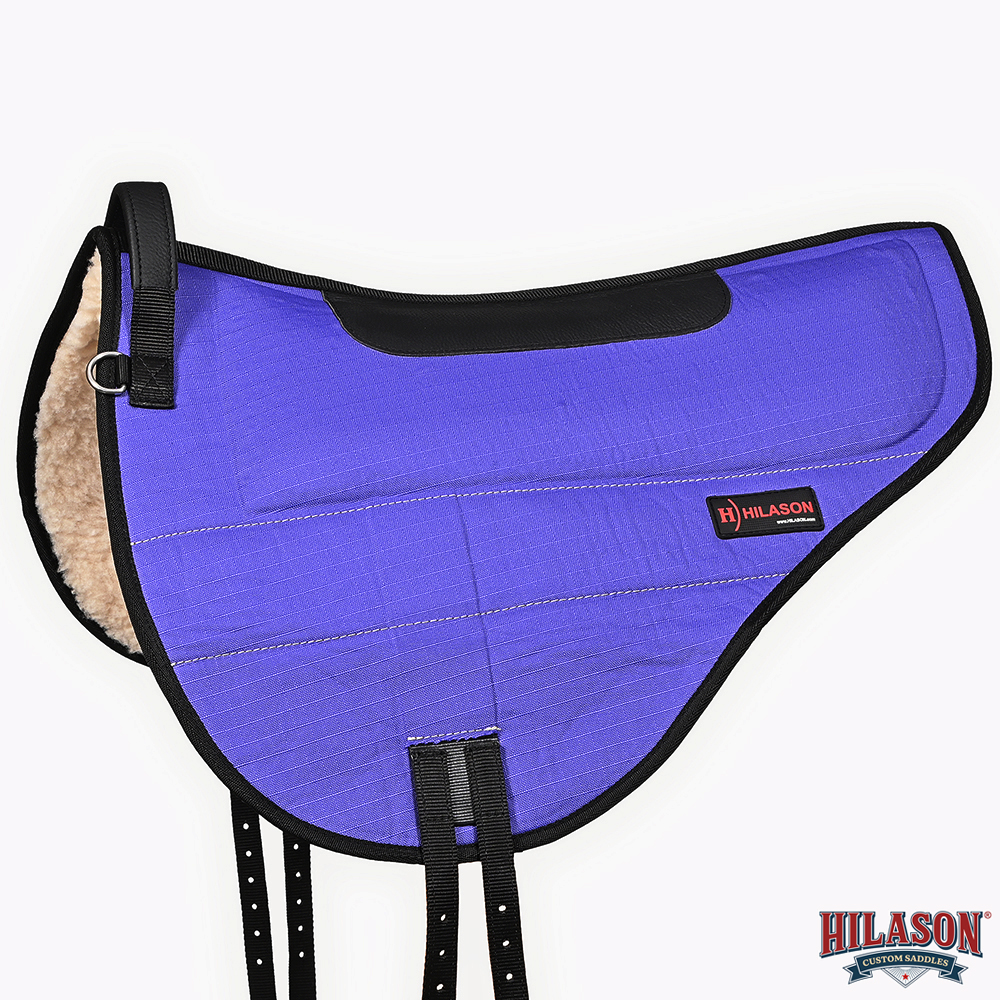 Almohadilla de sillín HS Hilason English Pleasure Trail Riding Bareback sin árboles - Imagen 19 de 29
