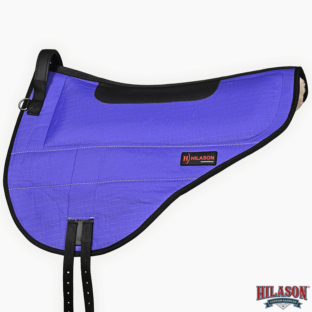 Almohadilla de sillín HS Hilason English Pleasure Trail Riding Bareback sin árboles - Imagen 21 de 29
