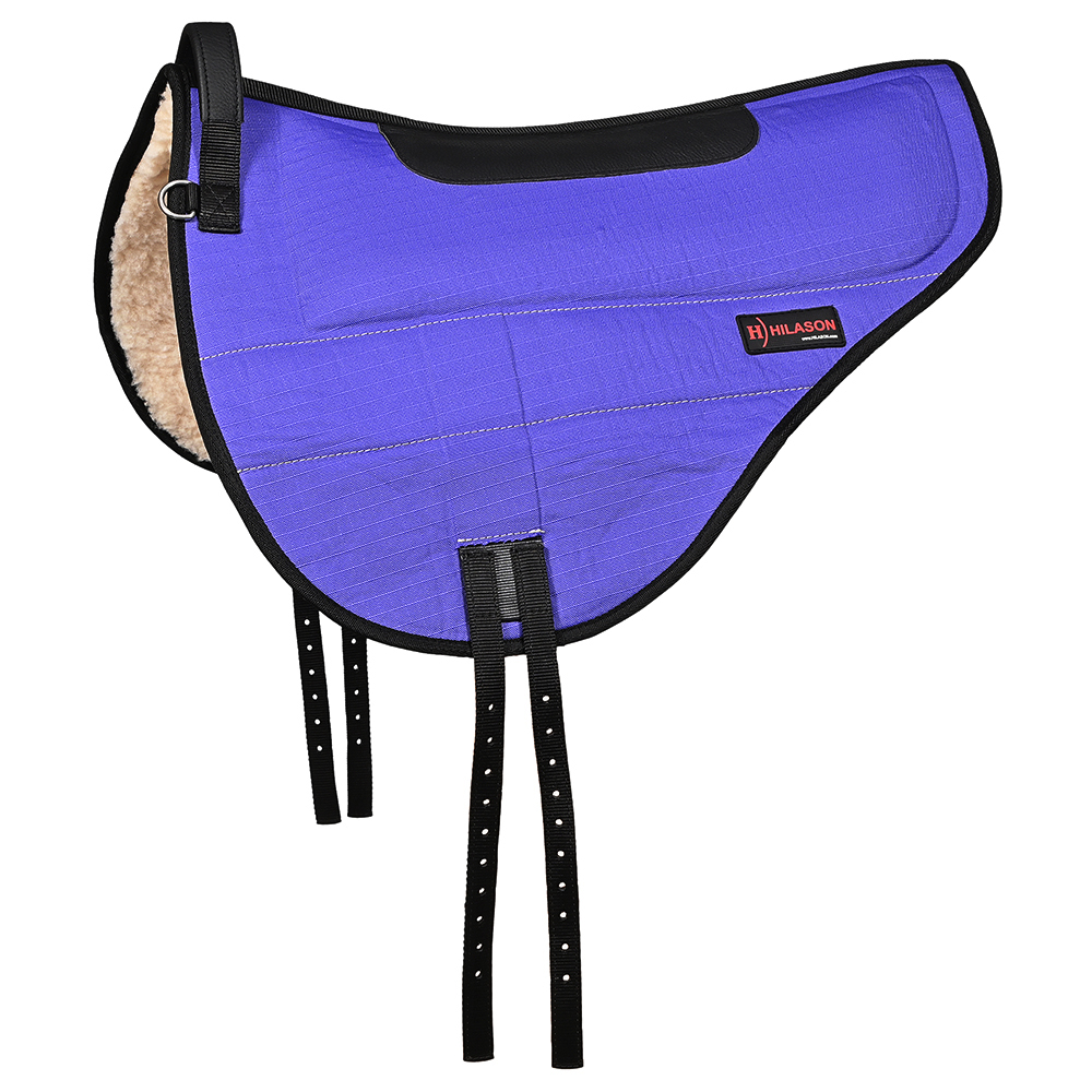 Almohadilla de sillín HS Hilason English Pleasure Trail Riding Bareback sin árboles - Imagen 18 de 29