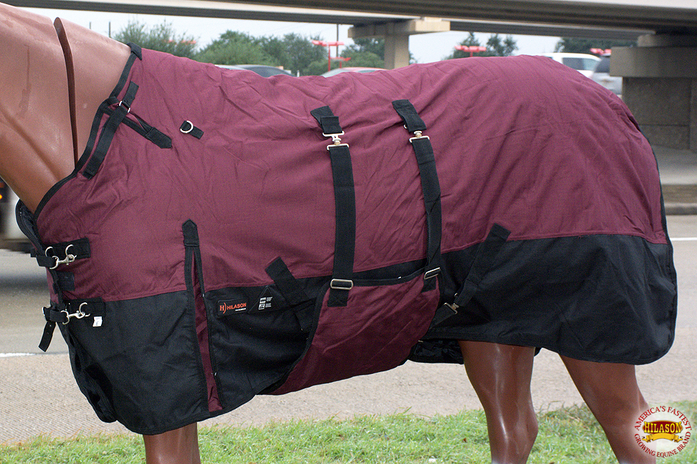 HI HILASON 1200D Winter Waterproof Turnout Horse Blanket Belly Wrap| | Blankets - Picture 132 of 144