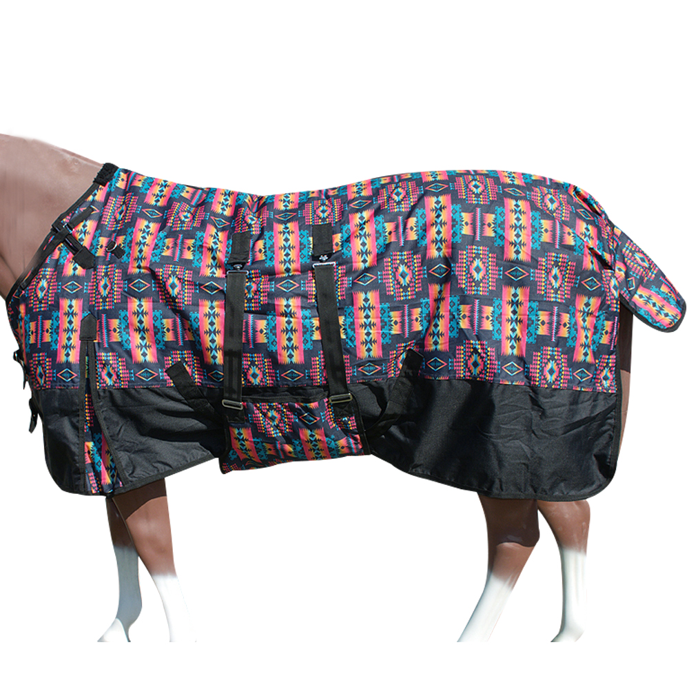 C-2-75 75" Hilason 1200D Winter Waterproof Horse Blanket Belly Wrap Plaid 