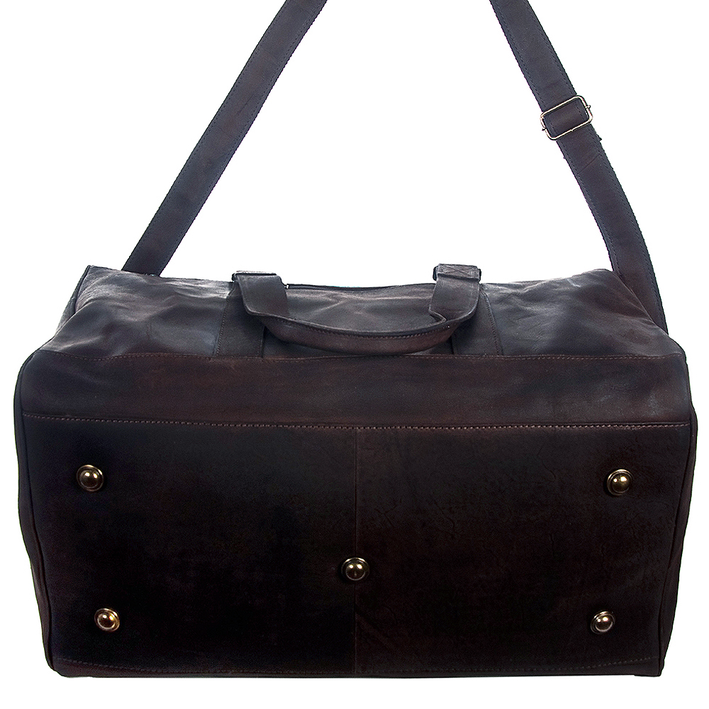 Bolso de mujer AD American Darling ADBG474BRWBK de lona de cuero genuino - Imagen 19 de 20