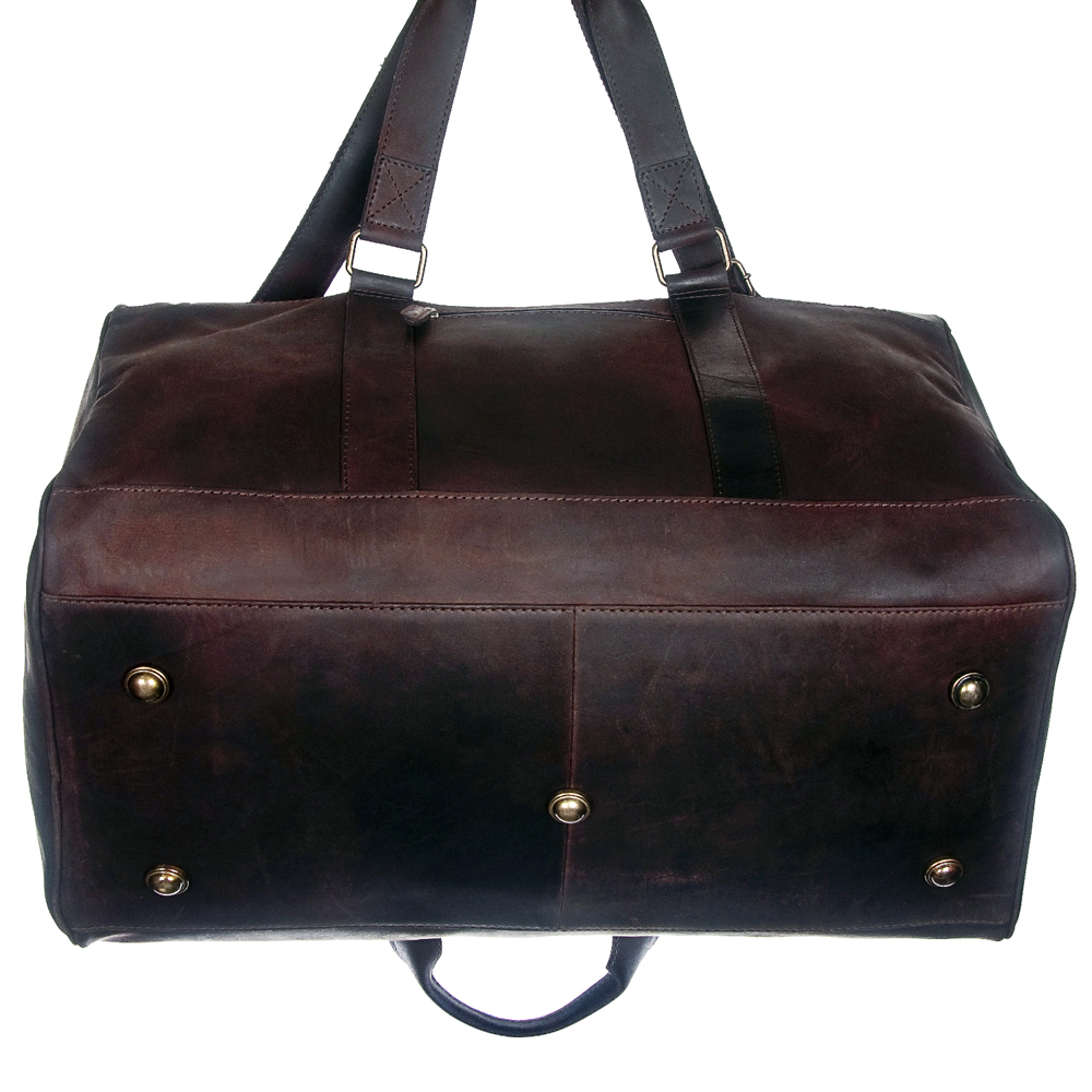 Bolso de mujer AD American Darling ADBG474BRWBK de lona de cuero genuino - Imagen 14 de 20
