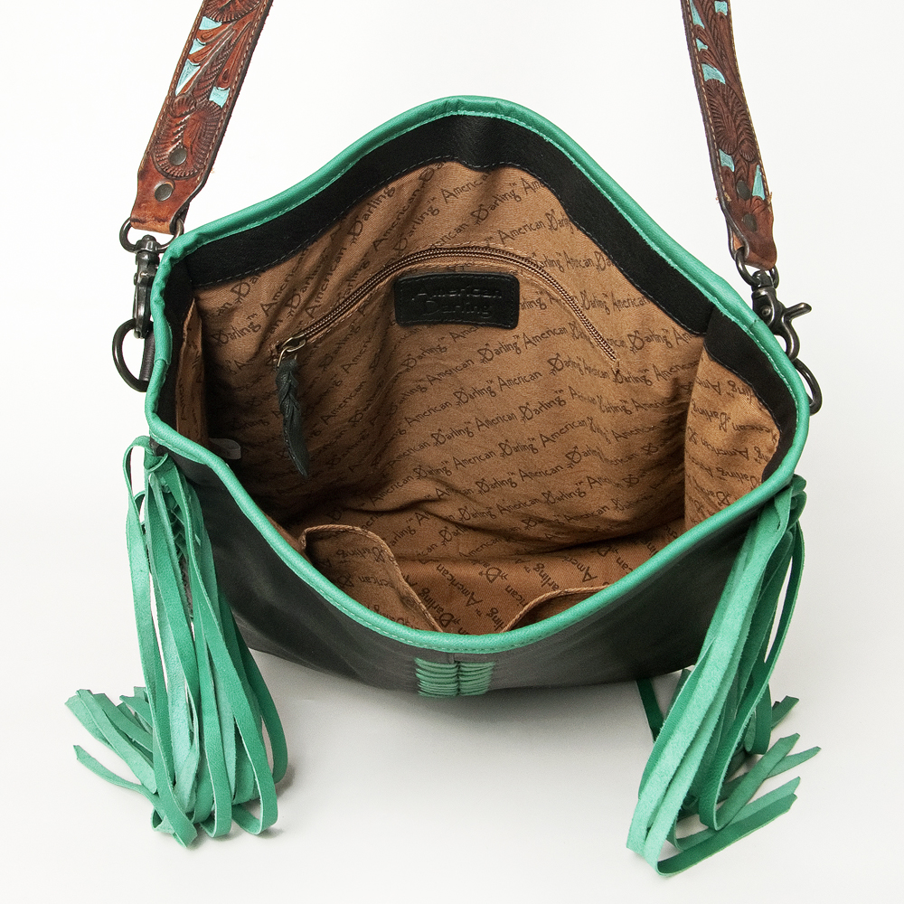 Borsa da donna AD American Darling Cross Body I vera pelle borsa a mano western - Foto 14 di 29