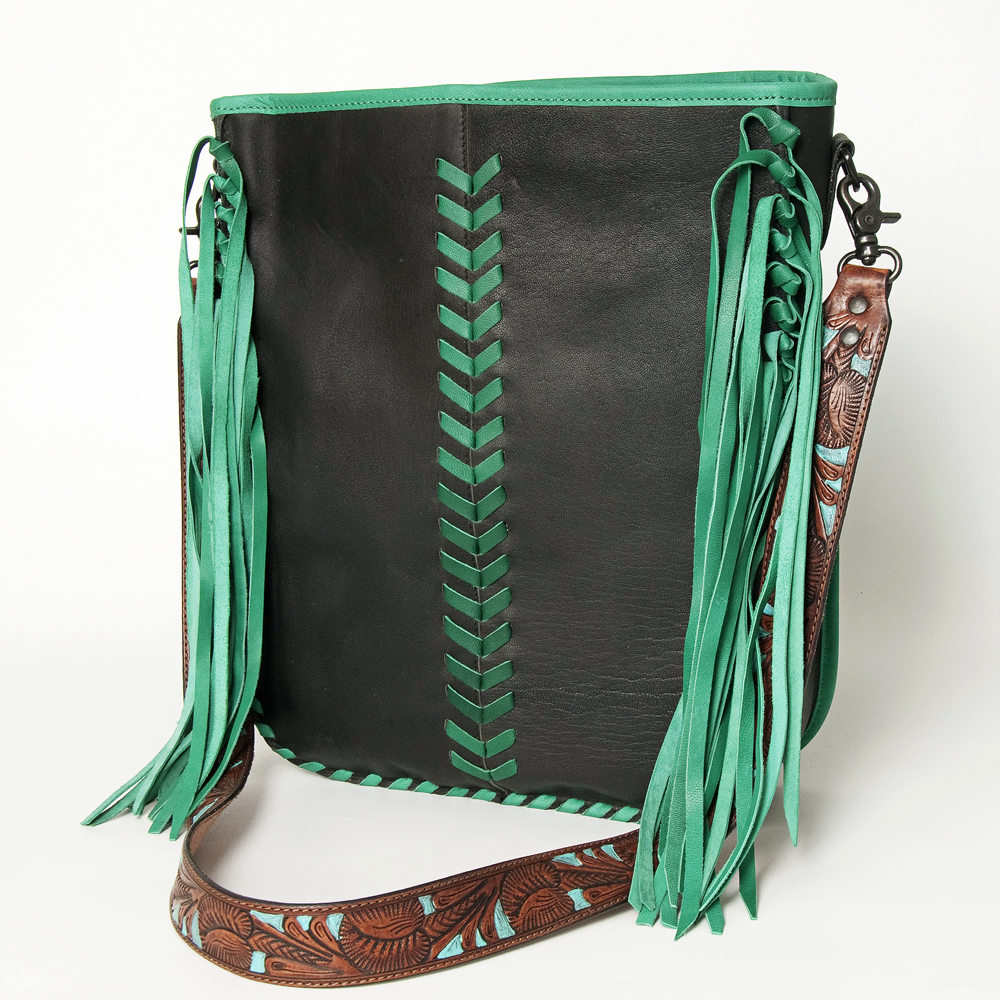 Borsa da donna AD American Darling Cross Body I vera pelle borsa a mano western - Foto 8 di 29