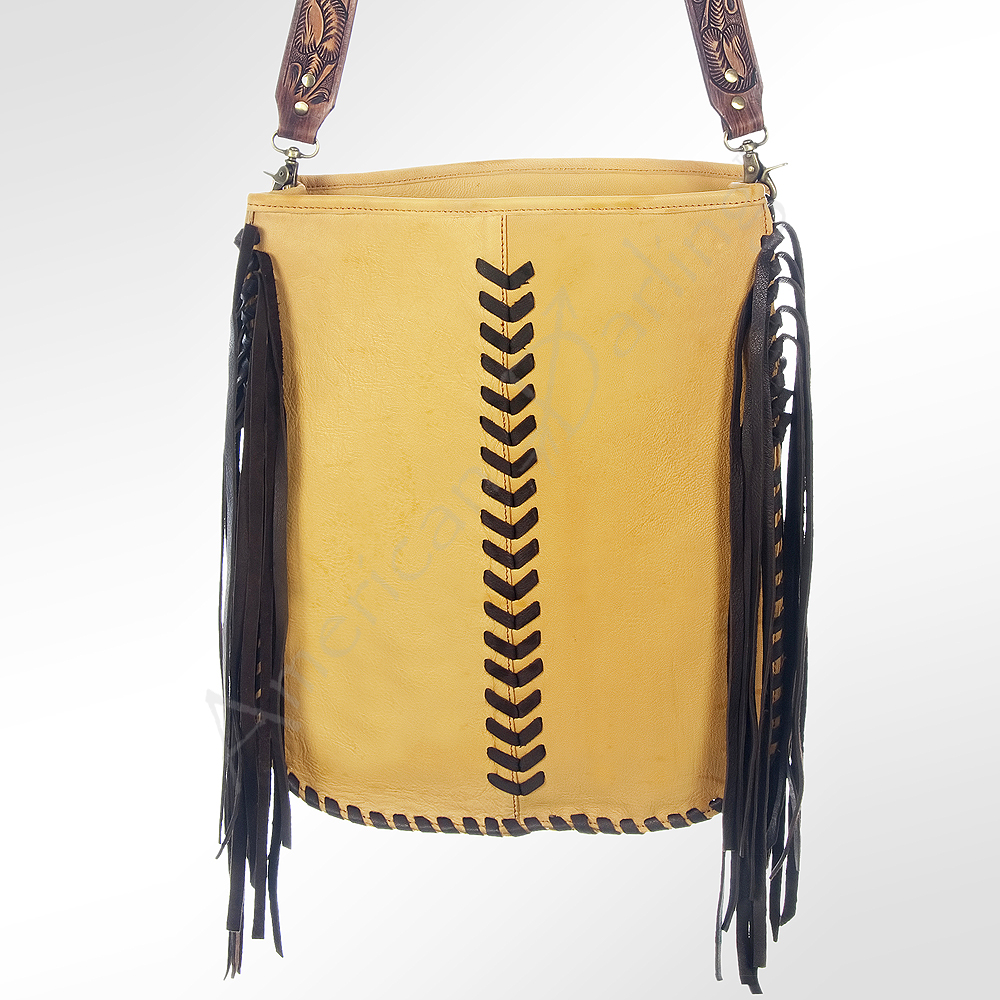 Borsa da donna AD American Darling Cross Body I vera pelle borsa a mano western - Foto 27 di 29