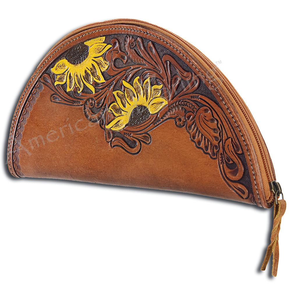 Bolso de mano occidental AD American Darling Taco de cuero genuino para mujer - Imagen 13 de 13