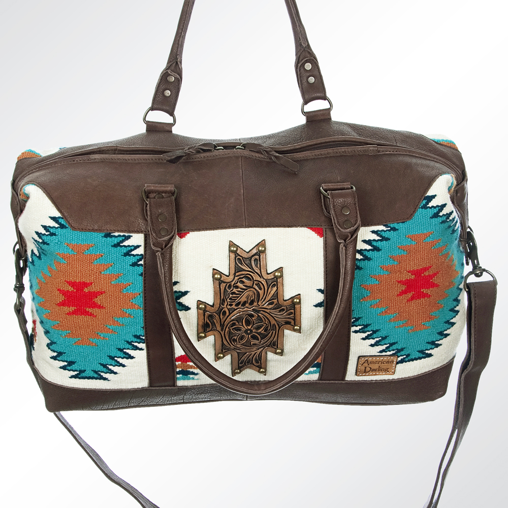 AD American Darling Lona Sillín Manta Cuero Genuino Mujer Bolso Western - Imagen 47 de 102