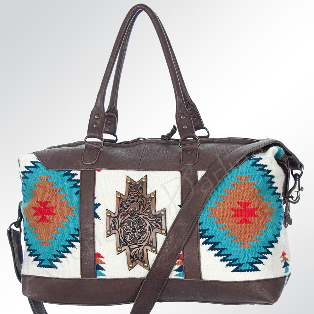 AD American Darling Lona Sillín Manta Cuero Genuino Mujer Bolso Western - Imagen 43 de 102