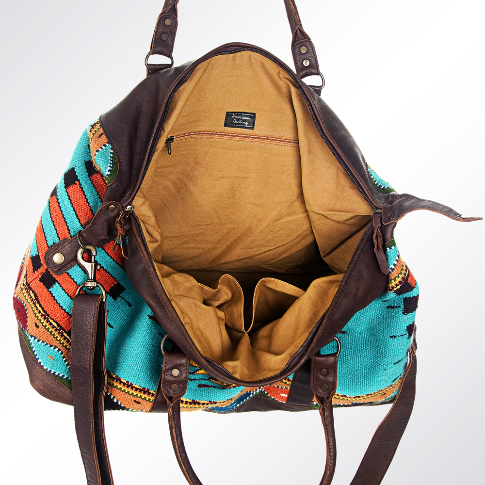 AD American Darling Lona Sillín Manta Cuero Genuino Mujer Bolso Western - Imagen 37 de 102