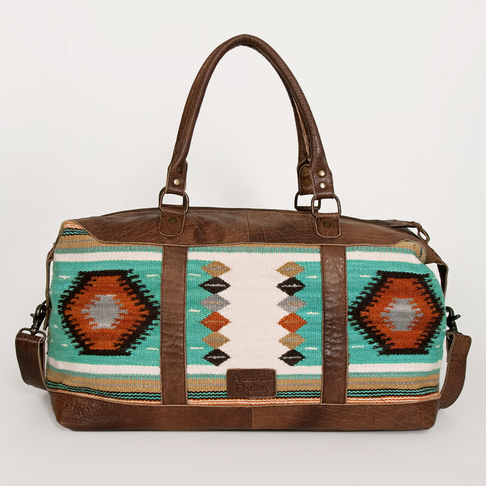 AD American Darling Lona Sillín Manta Cuero Genuino Mujer Bolso Western - Imagen 101 de 102