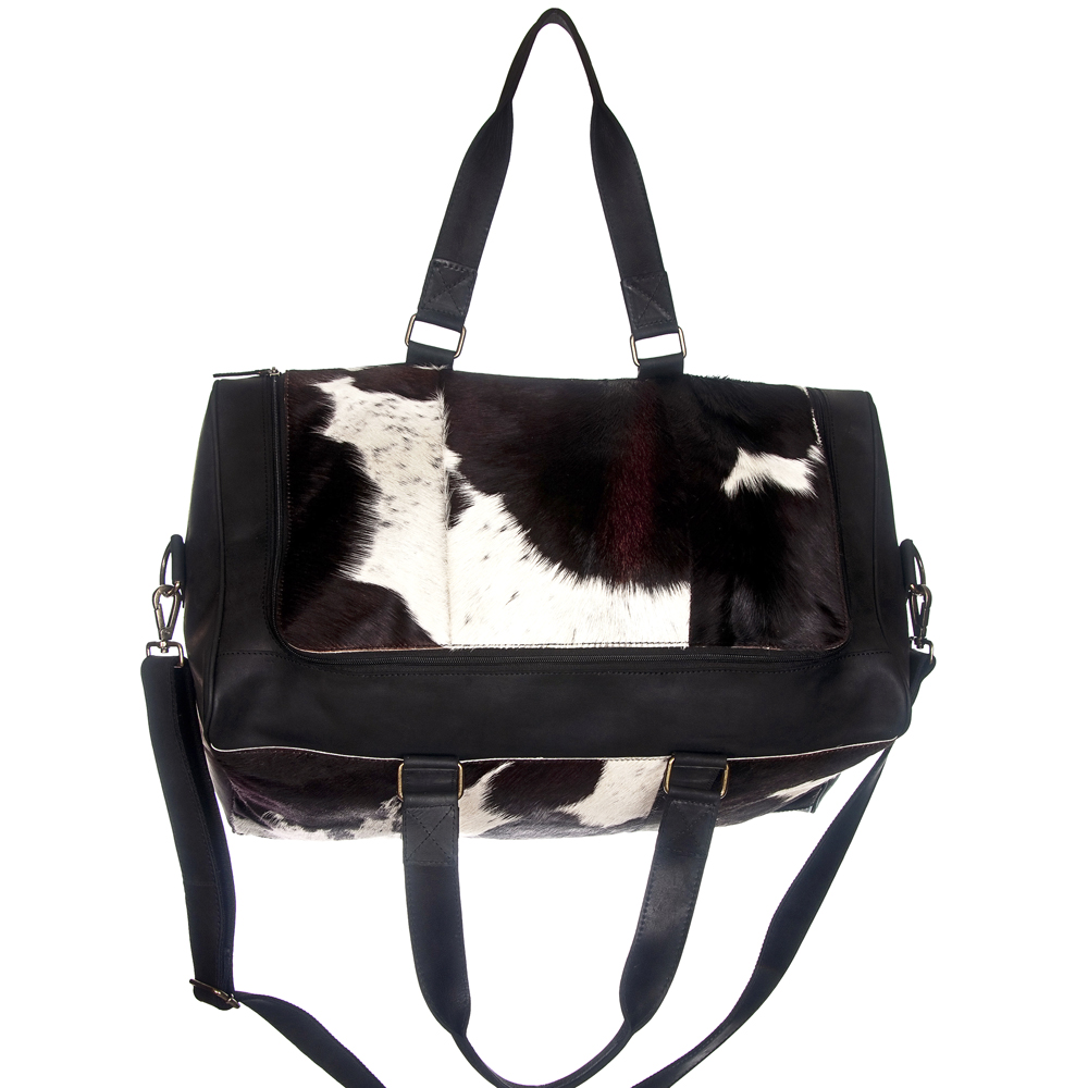 Bolso de mujer AD American Darling ADBG474BRWBK de lona de cuero genuino - Imagen 9 de 20
