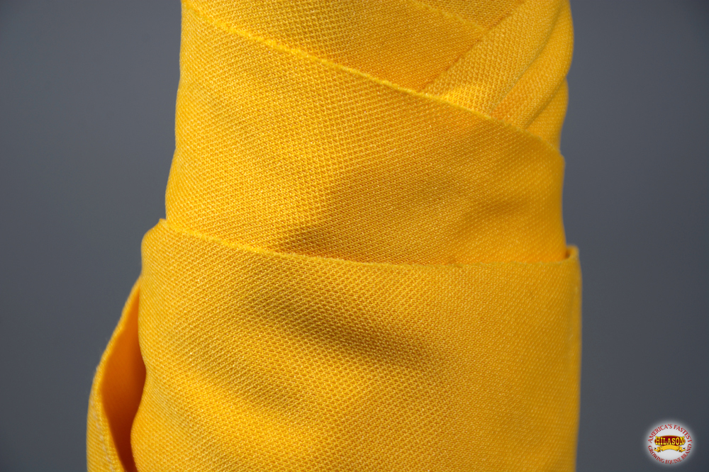 C-2YLW Hilason Horse Legs Standing Wraps Bandages Protection Yellow Set Of 4