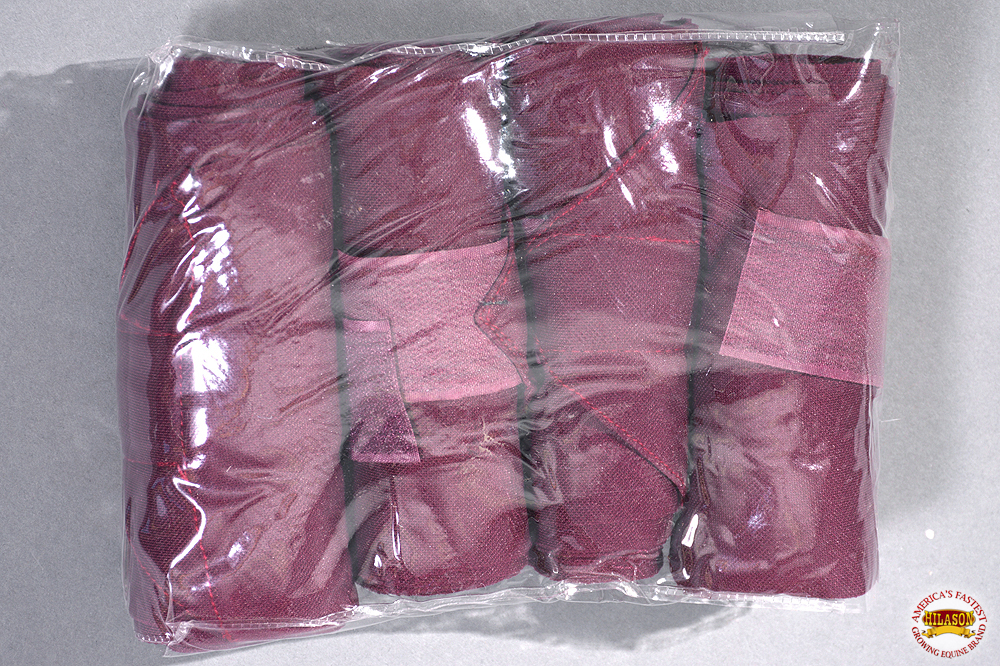 Hilason Horse Legs Standing Wraps Bandages Protection Set Of 4 U-S102 