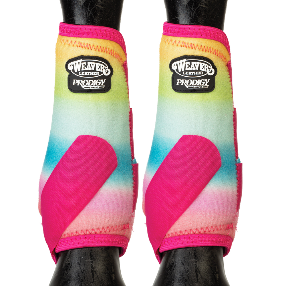 Weaver Horse Front Boots Prodigy Athletic 2 Pack Rainbow U-8-69 